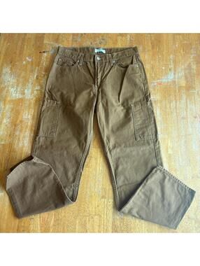 90s Loose Straight Denim Jeans Levi Denizen Tag 8 W29 Fits Like 32X29 Brown